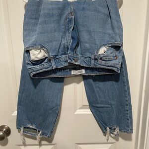 The Ankle Straight Ultra High Rise Jeans